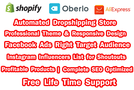 Shopify Dropshipping Store Building Service