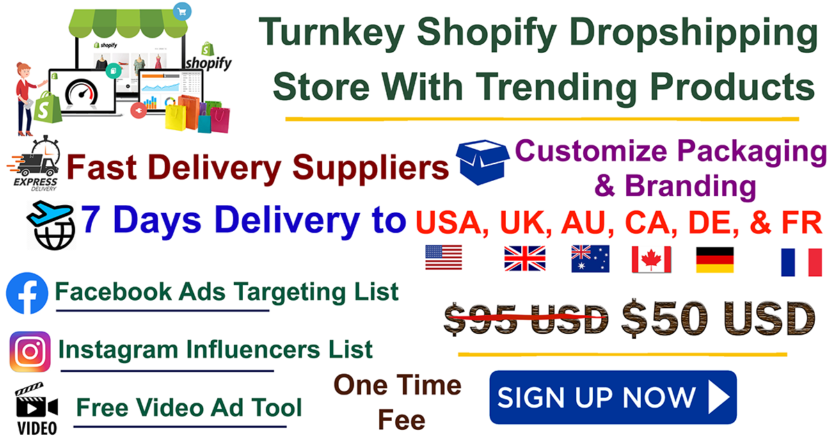 shopify dropshipping store set up