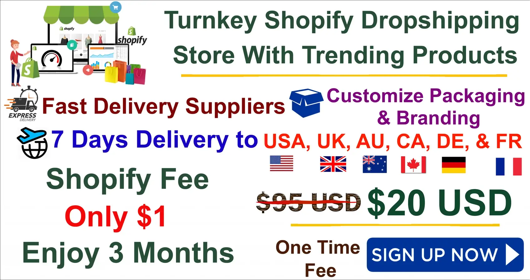 shopify dropshipping store set up